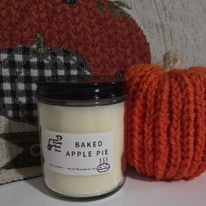 Baked Apple Pie Hand Poured Soy Wax Candle